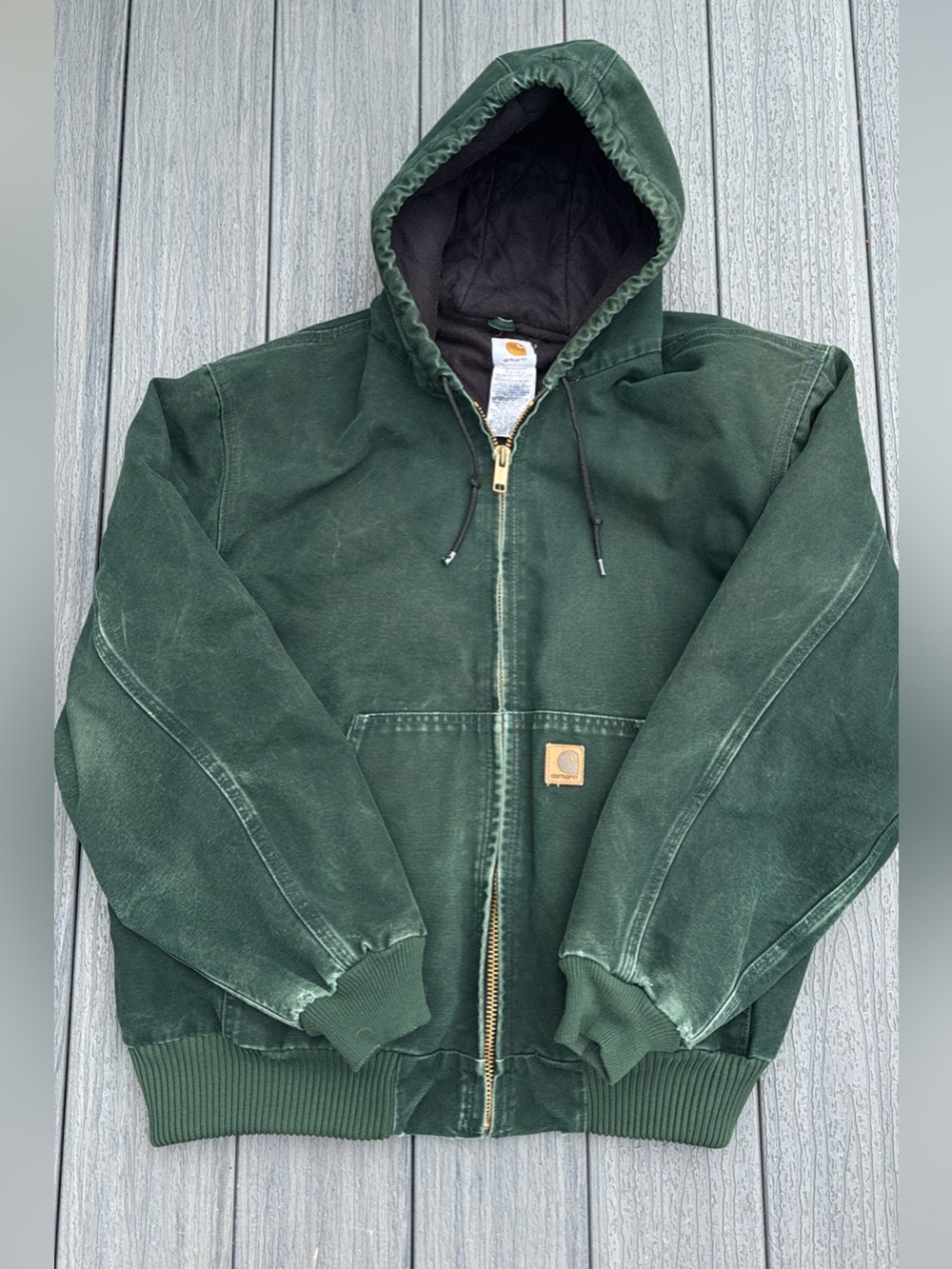 Vintage Carhartt J130 SPC Active Jacket – XL Regular – Spruce Green Duck Canvas
